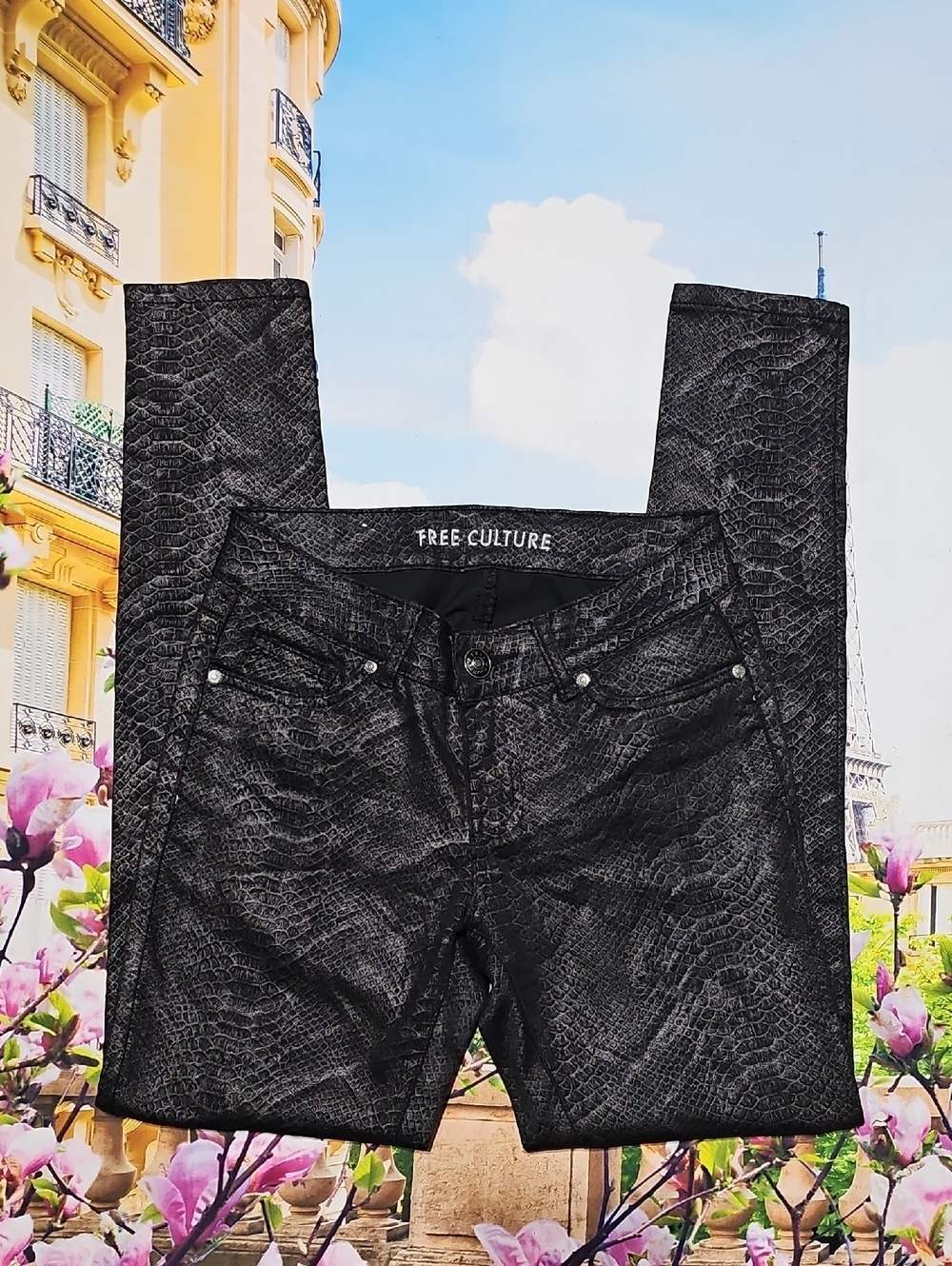 Free Culture Snake Print Skinny Jeans Size‎ 5